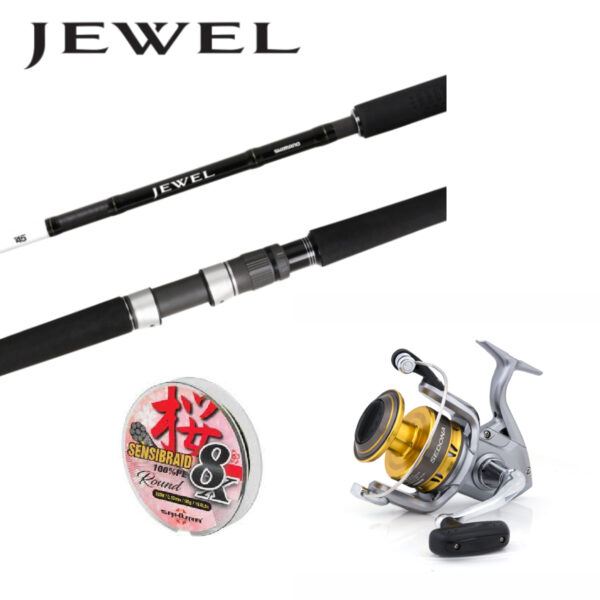 Combo Jewel Jig + Sedona 4000 + Tresse