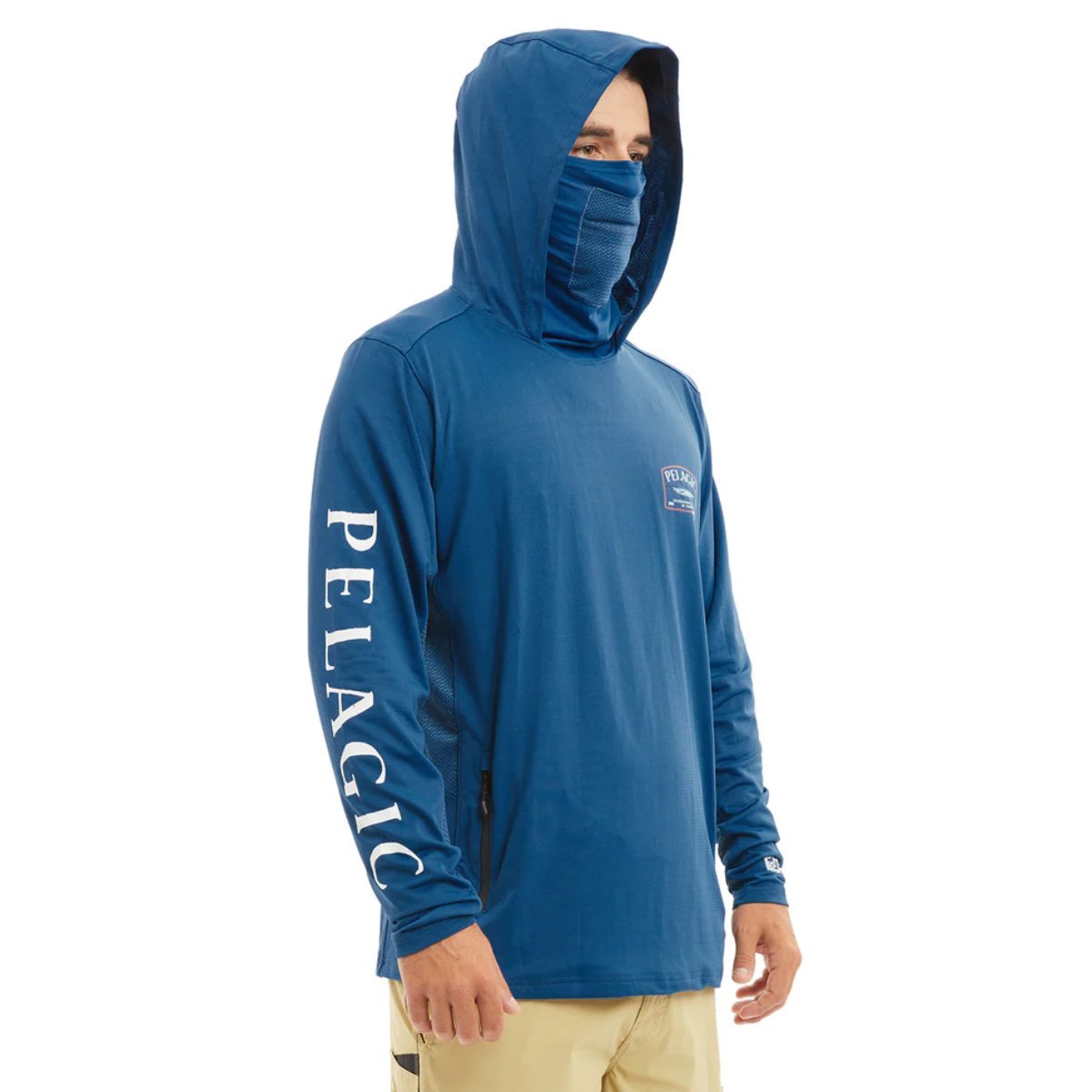 PELAGIC Aquatek Game Fish Blue Marlin Fishing Shirt