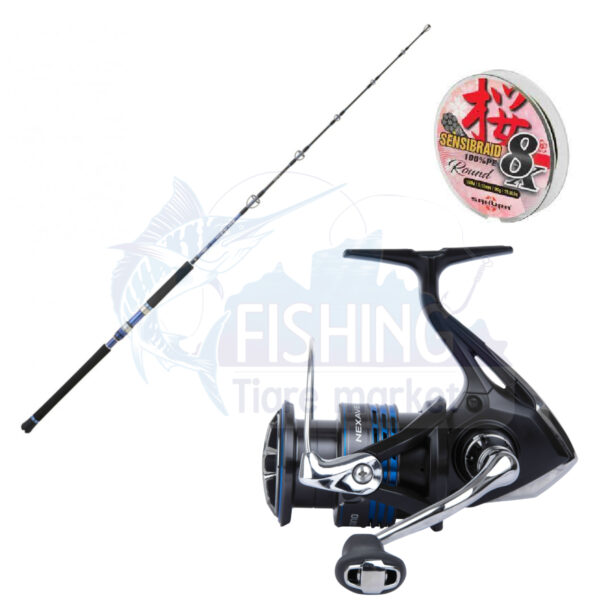 Revolution Heavy Jig 80lb + NEXAVE FE 8000 + Tresse