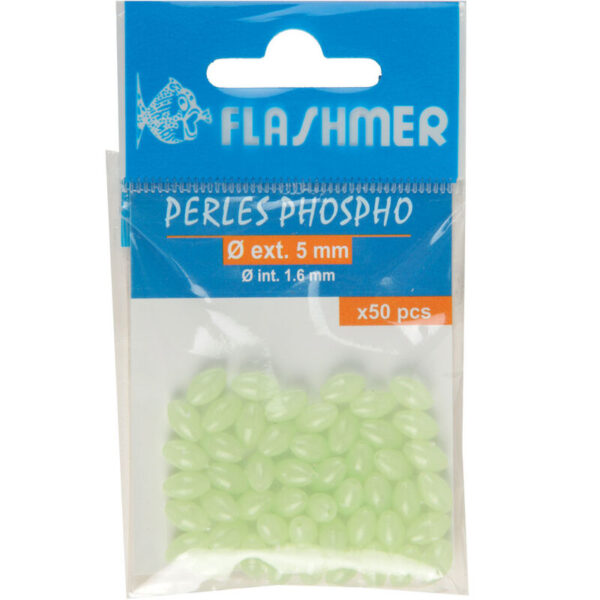 Perles Super Phospho Japonaise - Ø 7 mm X10 - FLASHMER