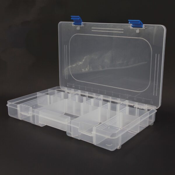 Boite Plastique - 15 Cases (36x22.5x5 cm) - SCRATCH TACKLE