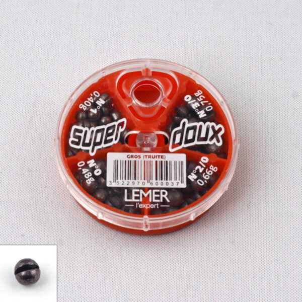 Plomb Fendu Super Doux Gros - Boite Distributrice 4 Cases - LEMER