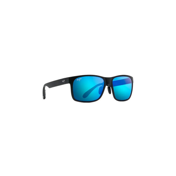 RED SANDS Noir Mat/Bleu Hawaï - MAUI JIM
