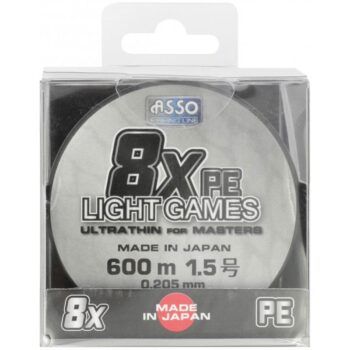 Tresse Light Games 8X Multicolore 600 m - ASSO
