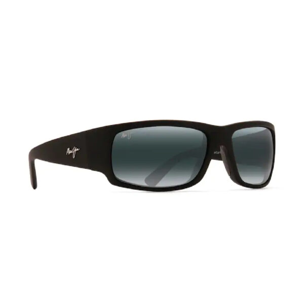 WORLD CUP Caoutchouc Noir Mat/Gris Neutre - MAUI JIM