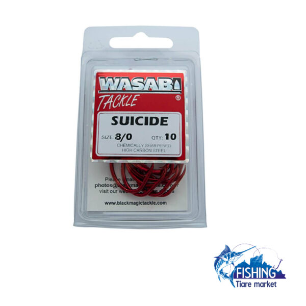 Hameçons Was Suicide Rouge
