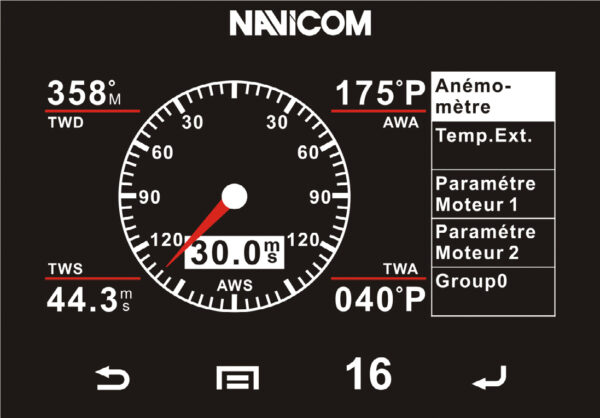VHF RT 1050 Ecran Tactile - NAVICOM – Image 2