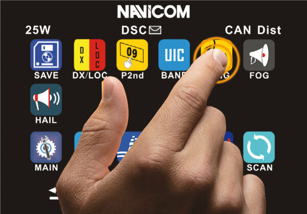 VHF RT 1050 Ecran Tactile - NAVICOM – Image 3
