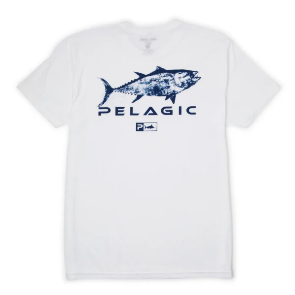 Premium Tri Blend Tee Gyotaku Tuna - PELAGIC