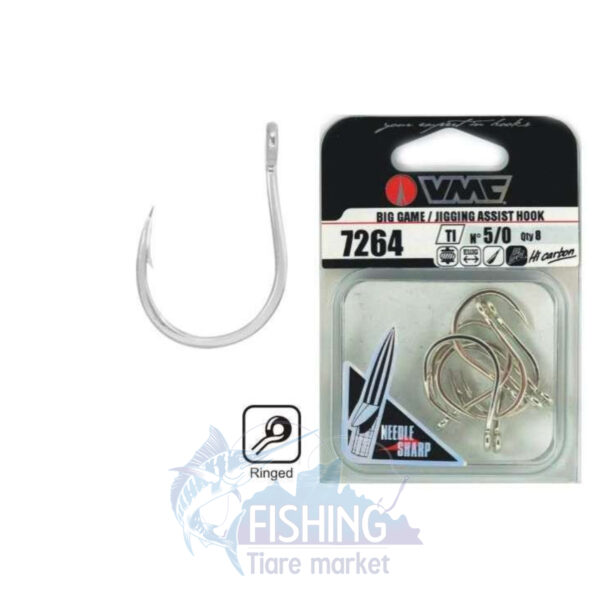 Hameçons Simples Jigging Hook 7264TI - VMC – Image 2