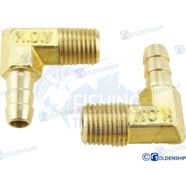 Raccord 90° 5/16" X2