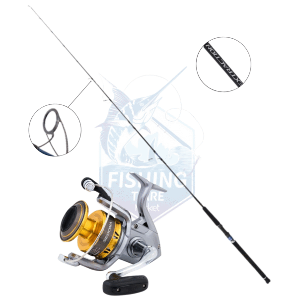 Extraction 6'4'' Spin 50-80 lb 1.93m 2pc + Sedona FI8000