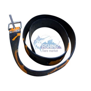 Ceinture Marseillaise Silicone Noire et Orange - DENTY