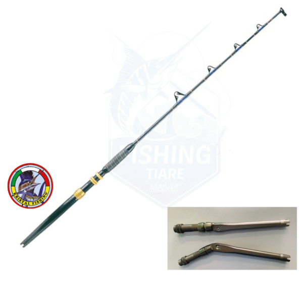Canne Tuna Pivotante - 80lbs- KRISTAL FISHING