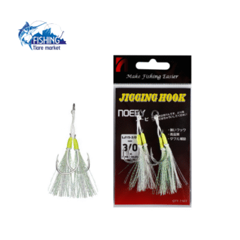 Jig assist Hook - D - Glitter - NOEBY
