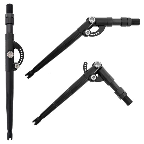 Talon Réglable T-10X #4 80 lb Noir/Bague Noire - WINTHROP