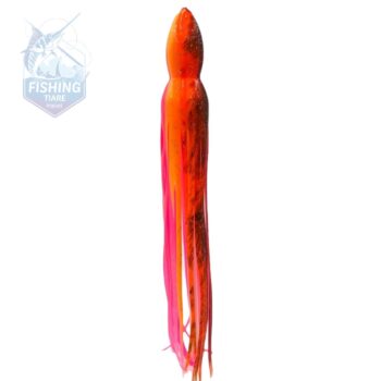 483 - Orange Rose motif Noir