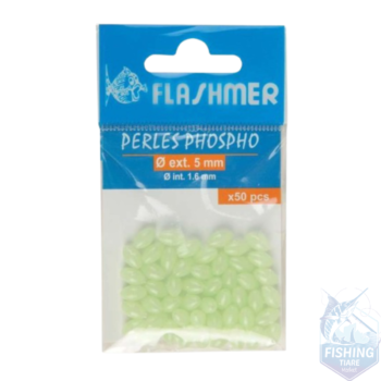 Perles Super Phospho Japonaise - Ø 7 mm X10 - FLASHMER
