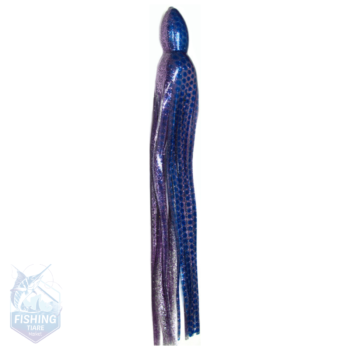 S6 15" Purple Blue Dot - BLACK BART