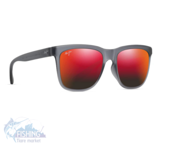 PEHU Gris Mat Transparent/Hawaïï Lave - MAUI JIM