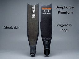 Palme carbone noire Deepforce Phantom M+ - DENTY