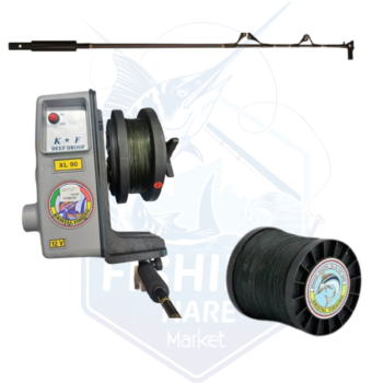 Combo XL90 + R300 + C/DEEP + Tresse - KRISTAL FISHING