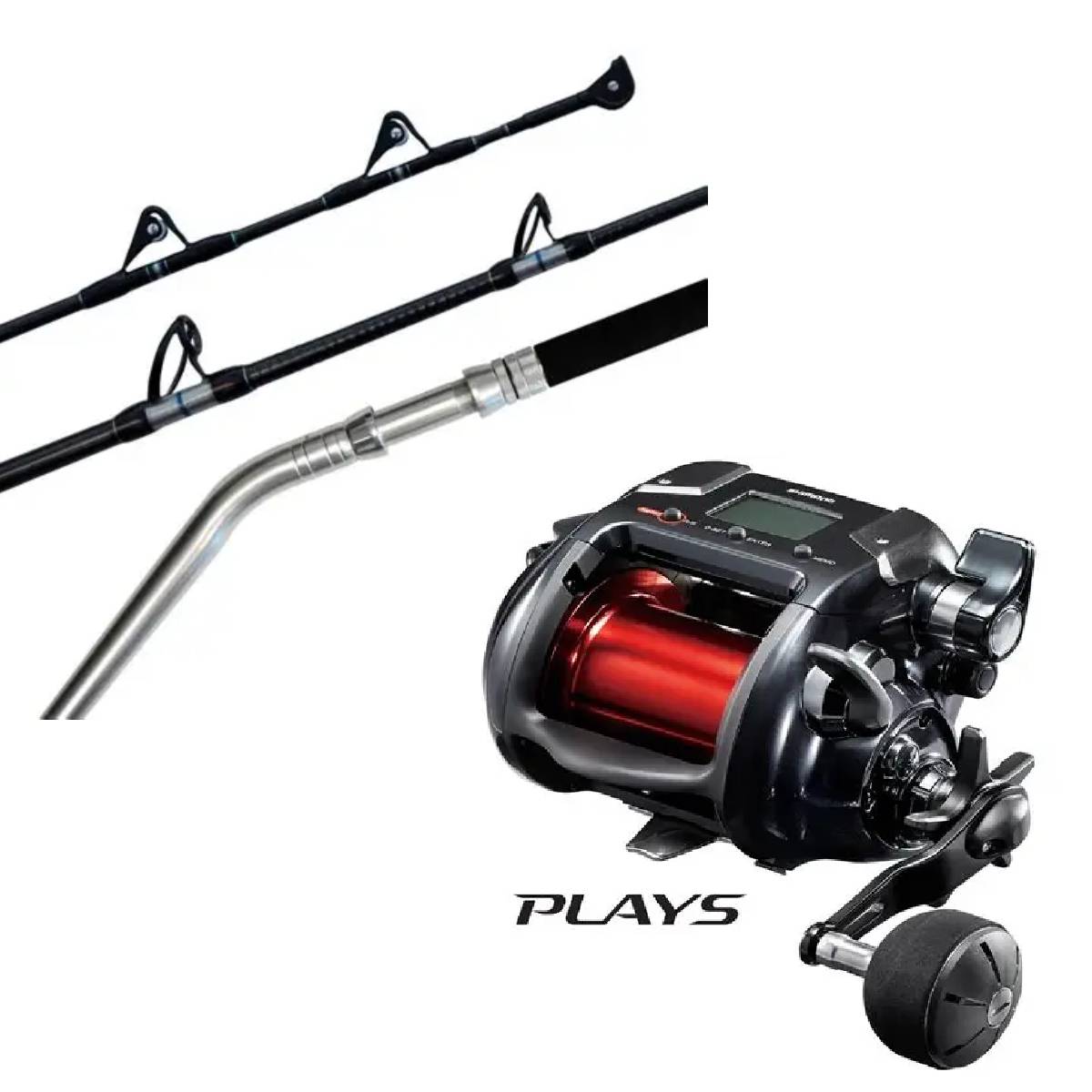 Combo Plays 4000 Electric+ Status Bent Butt Bluewater 50lb+ Tresse 80lb